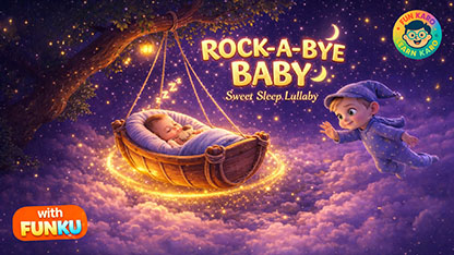 🌙 Rock-a-Bye Baby | Soothing Lullaby for Babies to Sleep Fast 😴✨